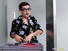 Chica, Culo grande, Tetas grandes, Mamada, Gafas, Sexo duro, Coño, Trio