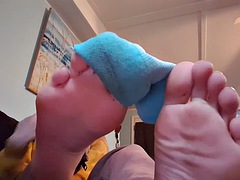 Lieveling, Blond, Voeten, Fetisj, Alleen, Tieten likken