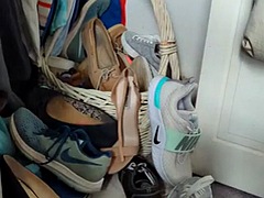 素人, デカチン, ヨーロピアン, 足フェチ, ゲイ, オナニー, 靴, 一人