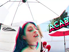 美女, ブロンド, 茶髪の, コンピレーション, ポルノスター, 赤毛, 馬乗り, オッパイの