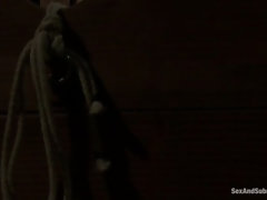 In den arsch, Sadomasochismus, Blasen, Fesselspiele, Domination, Leder, Bestrafung, Rau