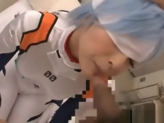 アジア人, デカパイ, フェラチオ, 顔射, フェティッシュ, 手コキする, 秘密の, ストッキング
