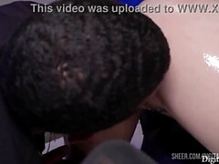 お尻, フェラチオ, 娘, バック, 怪物, オイル, 赤毛, ヤリマン