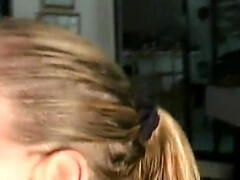 Amateur, Blonde, Couple, Éjaculation interne, Tir de sperme, Faciale, Maigrichonne, Épouse