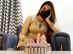 Stepsister Gives Horny Birthday Present - Big Tits Desi Girl Fucks Stepbrother