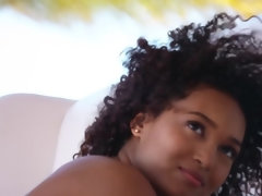 アウトドア, パンティ, 一人, いじめ, オッパイの