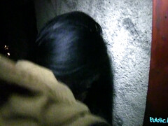Amateur, Negro, Morena, Corridas, Europeo, Dinero, Al aire libre, Pov