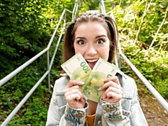 18, デカ尻, デカチン, フェラチオ, 茶髪の, バック, 自然山雀, ティーン