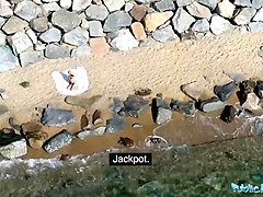 Strand, Schönheit, Bikini, Blondine, Hd, Im freien, Zierlich, Spanisch