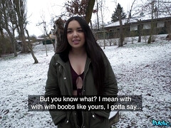 Public Big Tits Flashing - Curvy Latina Fucks In Boiler Room with BWC stud Erik Everhard