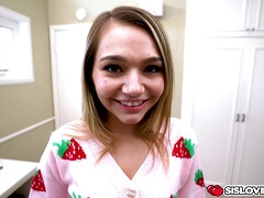 Grosser schwanz, Blondine, Blasen, Hochschule, Handjob, Lecken, Jungendliche (18+), Titten