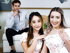 18 jahre, Grosser arsch, Grosser schwanz, Blasen, Frau frau mann, Natürlichen titten, Jungendliche (18+), Titten