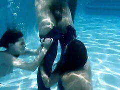 Tussi, Grosser arsch, Grosse titten, Blasen, Lecken, Muschi, Rotschopf, Flotter dreier