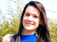 デカチン, デカパイ, フェラチオ, 茶髪の, バック, アウトドア, ガリガリ, ティーン