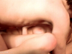 Blondine, Spermaladung, Hardcore