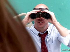 アメリカ人, 舐める尻, デカパイ, 中出し, 指いじり, なめる, ハメ撮り, 剃毛