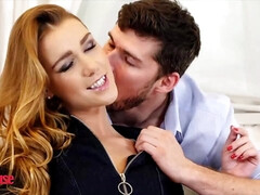 Blonde, Tchèque, Queue, Chatte, Rousse roux, Chevaucher, Adolescente, Nénés