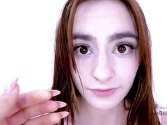 18, 美女, カワイイ, レズビアン, なめる, ハメ撮り, オマンコ, ペニスバンド