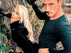 素人, ベッドルーム, デカ尻, デカチン, デカパイ, ブロンド, バック, 淫乱熟女