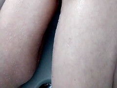 Gorda, Morena, Hd, Orgasmo, Coño, Ducha, Solo, Esposa