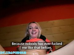 Leie, Grosser schwanz, Blondine, Schwanz, Hd, Hotel, Pov, Sohn