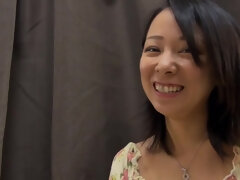 Asian hot babe POV first porn video