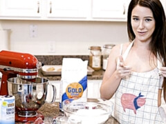 Comida, Abierta, Pajear, Cocina, Masturbación, Flaco, Solo, Tetas