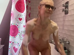 Cuarto de baño, Británico, Clitoris, Erótico, Hembra, Abuelita, Desnudo, Orgasmo