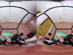Arsch, Grosser arsch, Grosse titten, Tschechisch, Fetisch, Latex, Masturbation, Flotter dreier