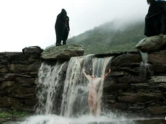 緊縛, ブロンド, ダブル開発, グループ, Hd, オーガズム, アウトドア, 公共