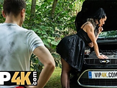 Verga grande, Morena, Cornudo, Polla, Sexo duro, Marido, Seducido, Medias largas