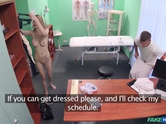 Hot Czech patient craves hard cock