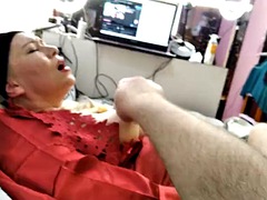 アナル, ブロンド, 中出し, ディルド, お婆さん, ハードコア, 巨大なディルド, ロシア人