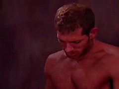 アナル, デカチン, フェラチオ, 面白, ゲイ, 筋肉, フェラする