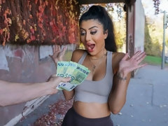 Mamada, Morena, Estilo perrito, Pajear, Al aire libre, Coño, Afeitado, Puta