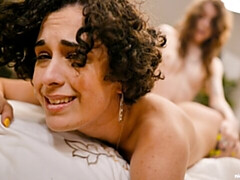 Victoria Brennan and Eden Ivy are enjoying lesbian scissoring