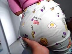 素人, デカ尻, 茶髪の, 捕まる, 中出し, 淫乱熟女, オマンコ, 禁句