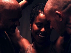 Tetas grandes, Mamada, Ébano, Atragantadas, Hd, Interracial, Trio, Tetas