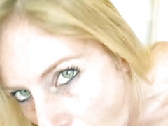 Leie, Grosse titten, Blondine, Fingern, Milf
