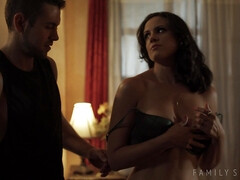 アメリカ人, お尻, デカパイ, フェラチオ, 茶髪の, 浮気者, 手コキする, キス