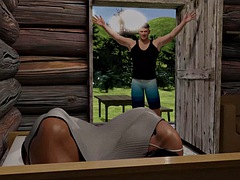 Tridimensionnel, Gros seins, Couple, Cocu, Femme au foyer, Mature, Mère que j'aimerais baiser, Pute
