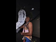 Arschlecken, Grosser schwanz, Schwarz, Blasen, Besamung, Im freien, Öffentlich, Ablutschen