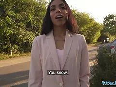 Kont, Grote kont, Pijpbeurt, Hondjeshouding, Latijnse vrouw, Buiten, Gezichtspunt, Schreeuwen