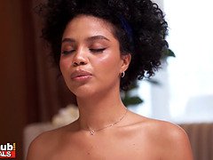 デカ尻, ブラジル, 大学生, イく瞬間, チン, 黒人, オーガズム, オッパイの