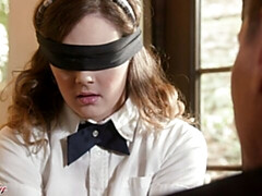 Grote kont, Grote lul, Gebondenheid, Hondjeshouding, Natuurlijke tieten, Geschoren, Tiener, Tieten likken