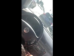 Leie, Grosse titten, Schwarz, Blasen, Auto, Geschnappt, Lecken, Muschi