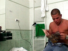浴室, デカパイ, 茶髪の, チェコ, 彼女, 巨大, 母, 現実