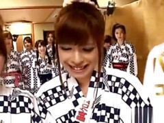 素人, アジア人, 美女, グループ, 日本人