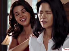 Lécher le cul, Nana, Couple, Doigter, Léchez, Massage, Suçant, Nénés