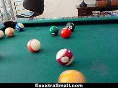 浴室, イく瞬間, ハードコア, 小柄, 赤毛, 剃毛, 息子, ティーン